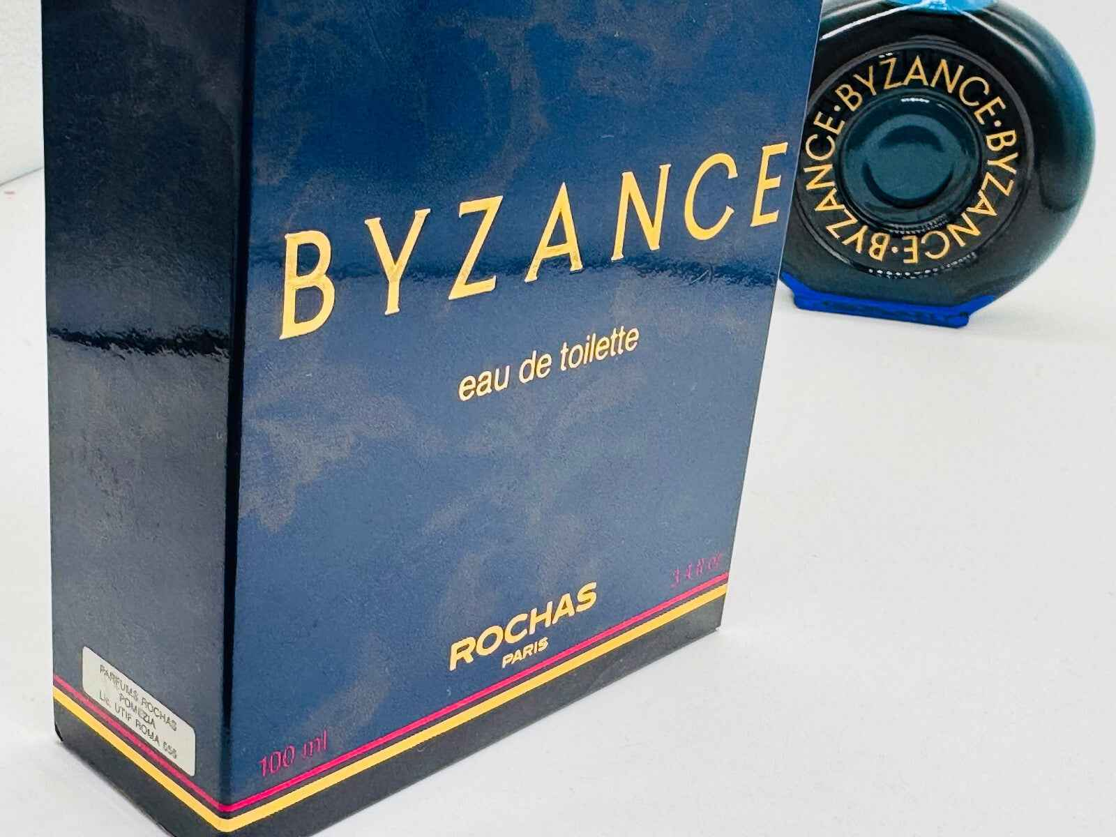 Confezione di Rochas Byzance Vintage Eau de Toilette da 100ml con design elegante e iconico