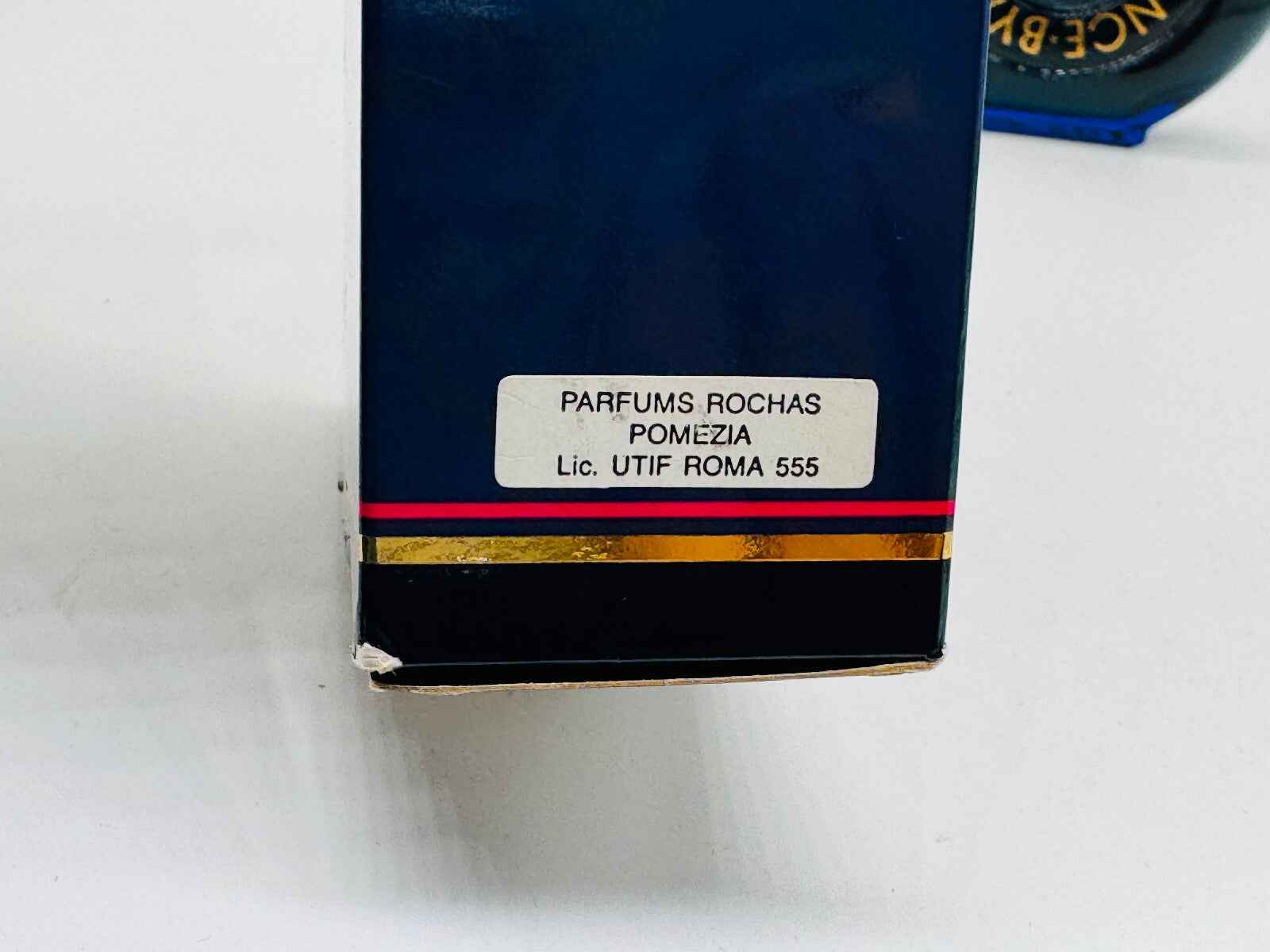 Scatola di profumo Rochas Byzance Vintage con etichetta per collezionisti e amanti dei profumi