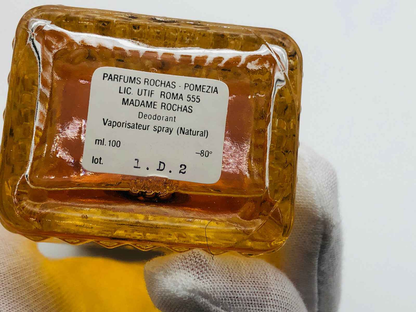 Deodorante Rochas Madame Vintage in confezione gialla con spruzzatore naturale da 100 ml