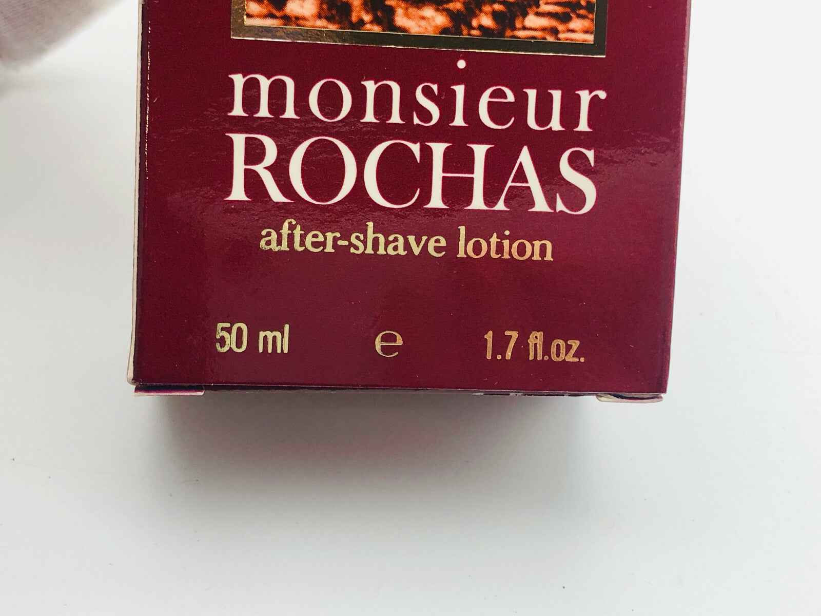 Flacone di Lozione After-Shave Rochas Monsieur Vintage da 50 ml con design elegante
