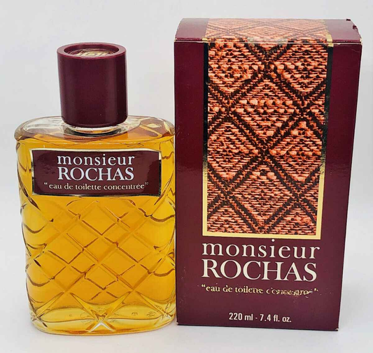 Profumo Rochas Monsieur Vintage in bottiglia da 220 ml con confezione elegante
