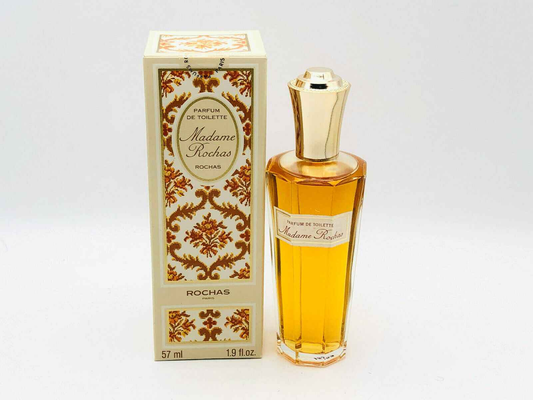Profumo Vintage Rochas Madame in flacone con tappo dorato e confezione elegante