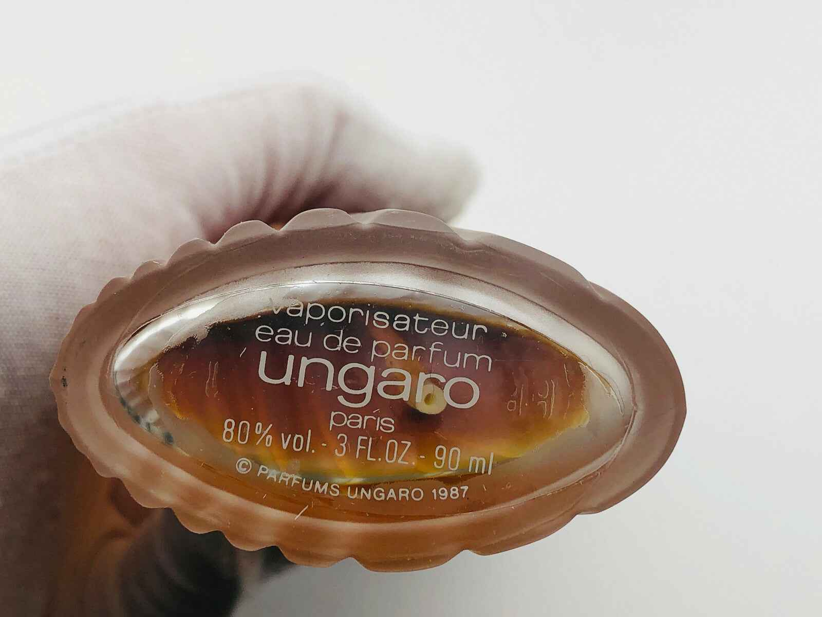 Flacone di profumo Senso Ungaro con design elegante da 90 ml, eau de parfum originale