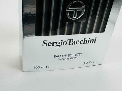Scatola di profumo Sergio Tacchini Uomo Eau de Toilette da 100 ml con design elegante