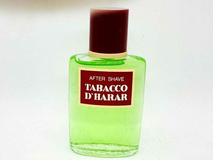 Dopo barba Tabacco D'Harar Giviemme in flacone trasparente con etichetta rossa