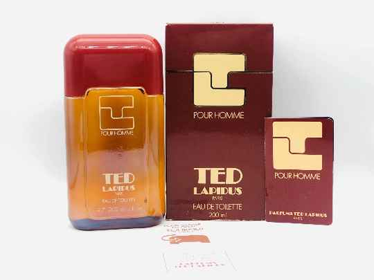 Profumo Ted Lapidus Pour Homme in Flacone da 200 ml con Confezione Elegante