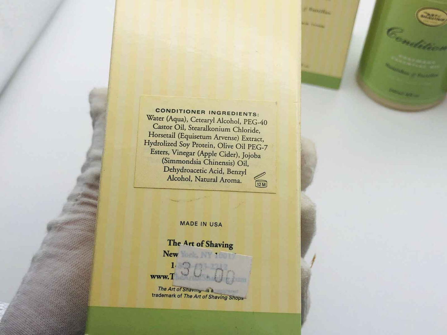Balsamo Capelli The Art Of Shaving con ingredienti naturali per capelli sani e idratati