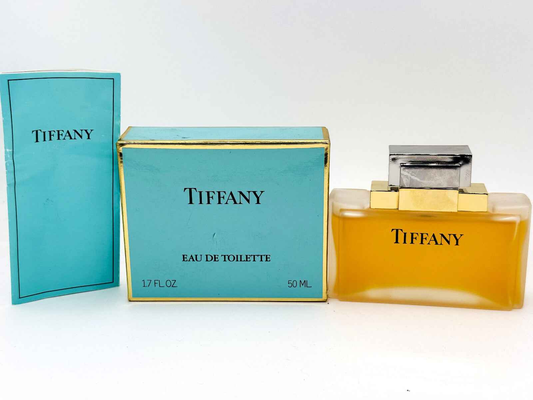Profumo Tiffany & Co Vintage in flacone da 50 ml con confezione elegante blu e oro