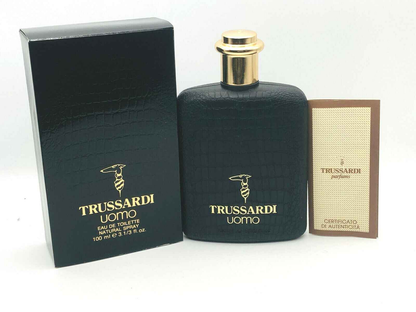 Profumo Trussardi Uomo Vintage in confezione elegante da 100 ml con certificato di autenticità