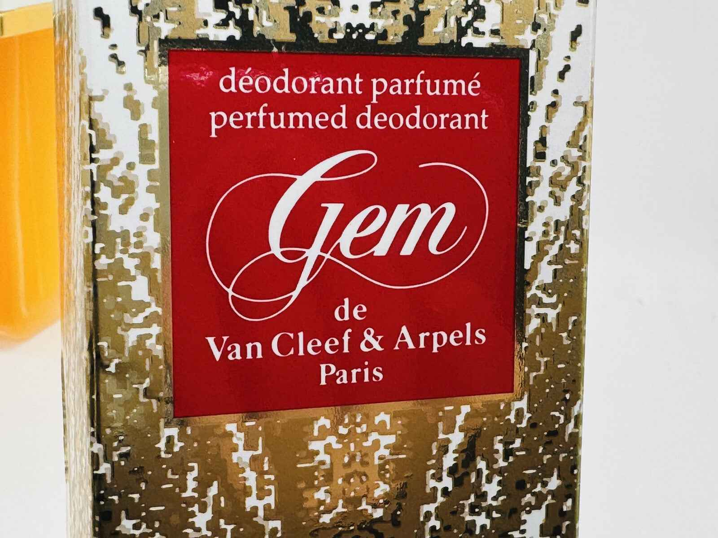 Deodorante profumoto Gem Van Cleef Arpels Vintage con una confezione elegante e raffinata