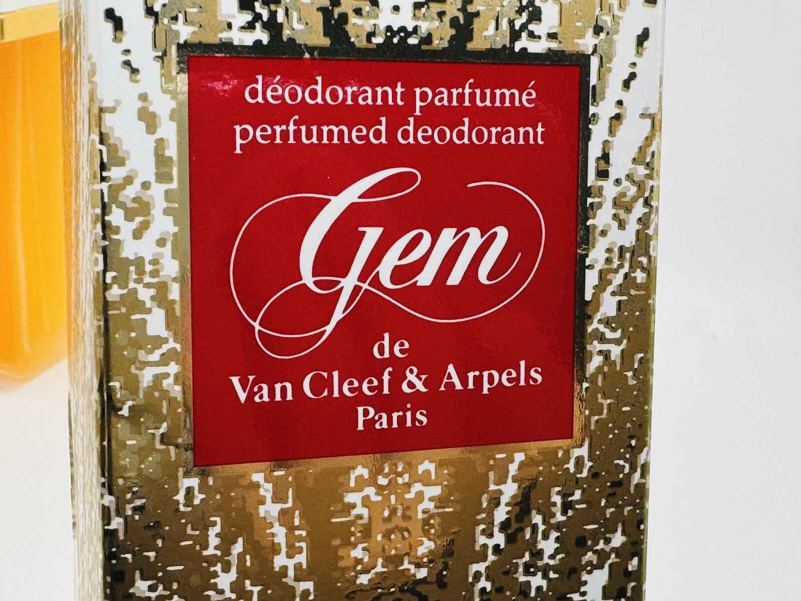 Deodorante profumoto Gem Van Cleef Arpels Vintage con una confezione elegante e raffinata