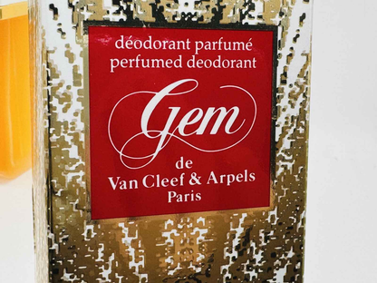Deodorante profumoto Gem Van Cleef Arpels Vintage con una confezione elegante e raffinata
