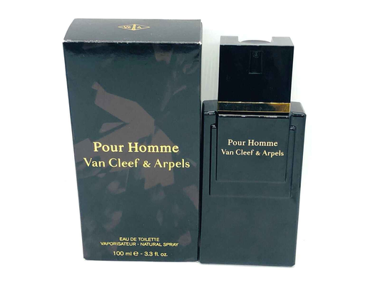 Profumo Van Cleef Arpels Pour Homme Vintage in confezione nera con spruzzatore, 100 ml.