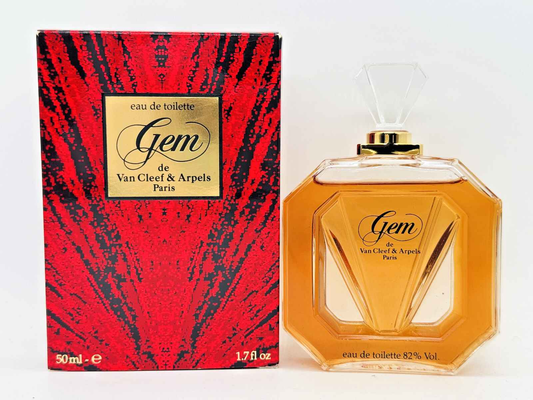 Profumo Gem Vintage di Van Cleef & Arpels in bottiglia di 50 ml con scatola rossa