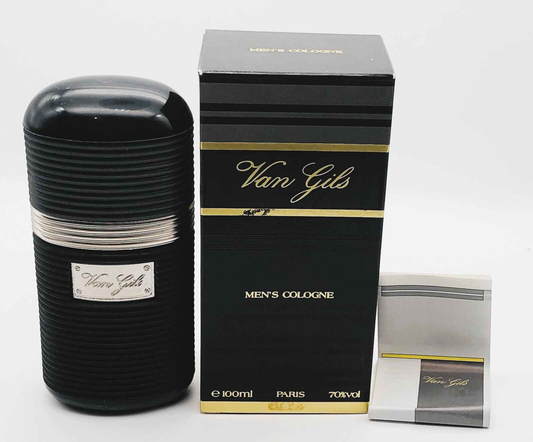 Profumo Van Gils Vintage in flacone nero con scatola elegante per uomini