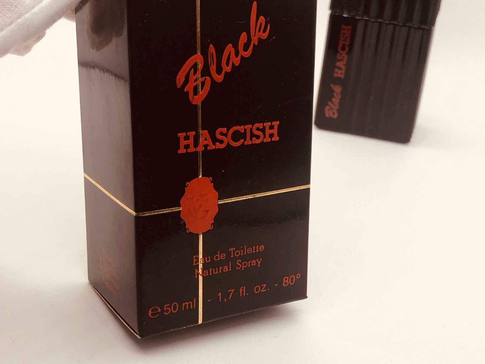 Confezione di profumo Veejaga Black Hascish da 50ml, Eau de Toilette in scatola elegante