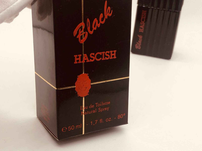 Confezione di profumo Veejaga Black Hascish da 50ml, Eau de Toilette in scatola elegante