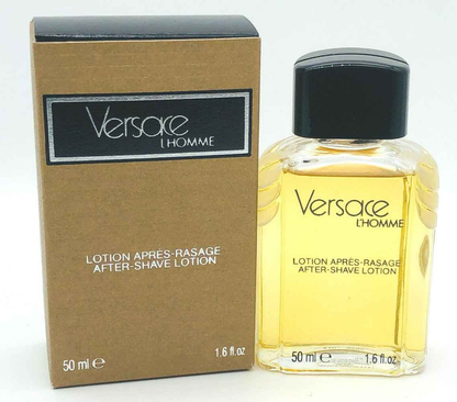 Versace L'Homme Vintage dopo barba da 50 ml con profumo fresco e sofisticato per un tocco di eleganza