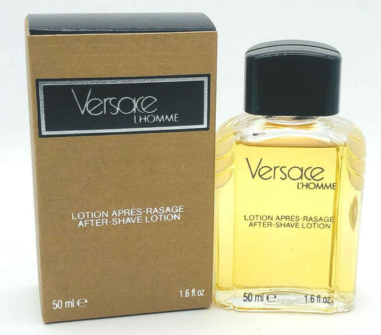 Versace L'Homme Vintage dopo barba da 50 ml con profumo fresco e sofisticato per un tocco di eleganza