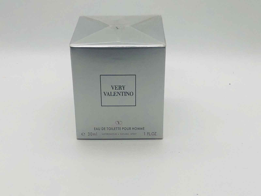 Confezione di Very Valentino Pour Homme 30ml profumo in un elegante scatola argentata