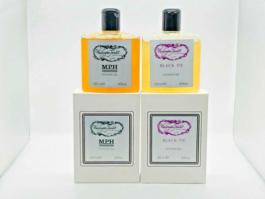 Set di prodotti Washington Tremlett Mph e Black Tie con gel doccia da 250 ml in eleganti confezioni