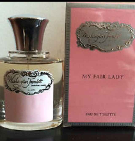 Profumo Washington Tremlett My Fair Lady in flacone elegante con confezione rosa e tappo argentato