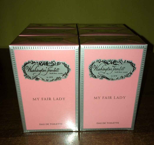 Confezione di profumo Washington Tremlett My Fair Lady in elegante scatola rosa e argento
