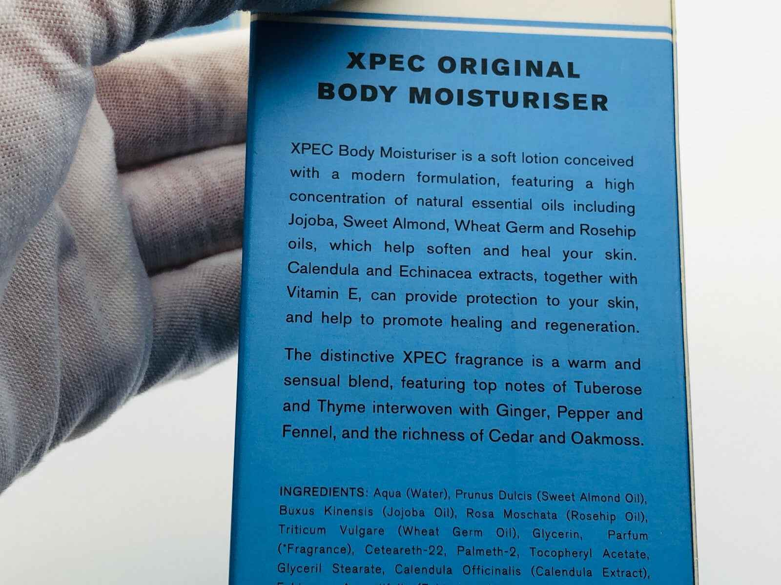 Xpec Original Lozione Corpo idratante con oli essenziali e profumo sensuale per una pelle morbida
