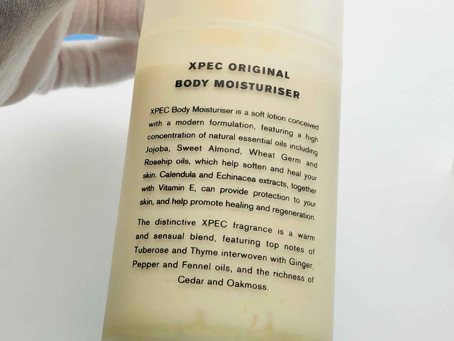 Xpec Original Lozione Corpo con ingredienti naturali per idratare e rigenerare la pelle
