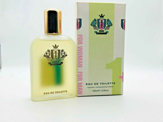 Profumo Xpec Trinity in flacone da 100 ml con scatola colorata per uomo e donna