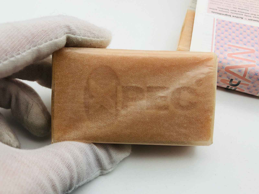 Sapone profumato XPEC, confezionato e pronto per l'uso, con una texture liscia