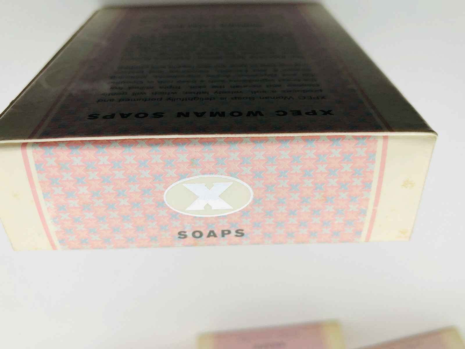 Scatola di sapone profumato XPEC con design vintage e colori pastello