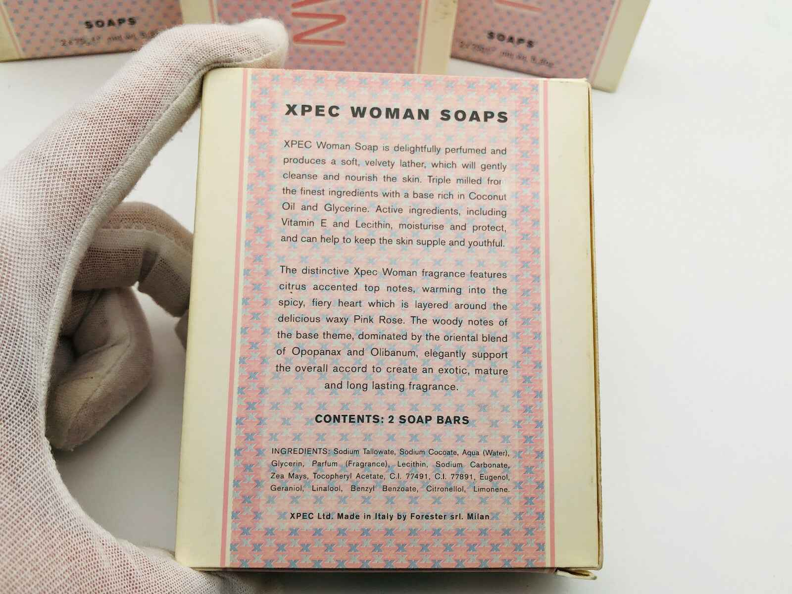 XPEC Sapone Profumato con ingredienti naturali in confezione da 2, ideale per una pelle idratata