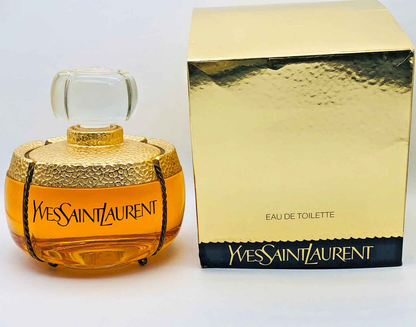 Profumo Ysl Champagne Vintage in flacone dorato con confezione elegante di Yves Saint Laurent